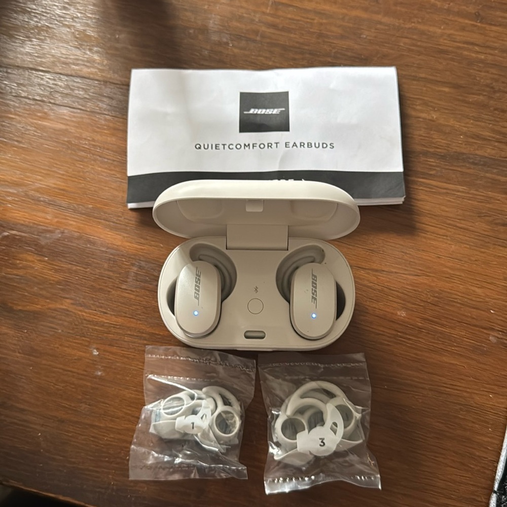 Bose Quiet Comfort Earbuds.